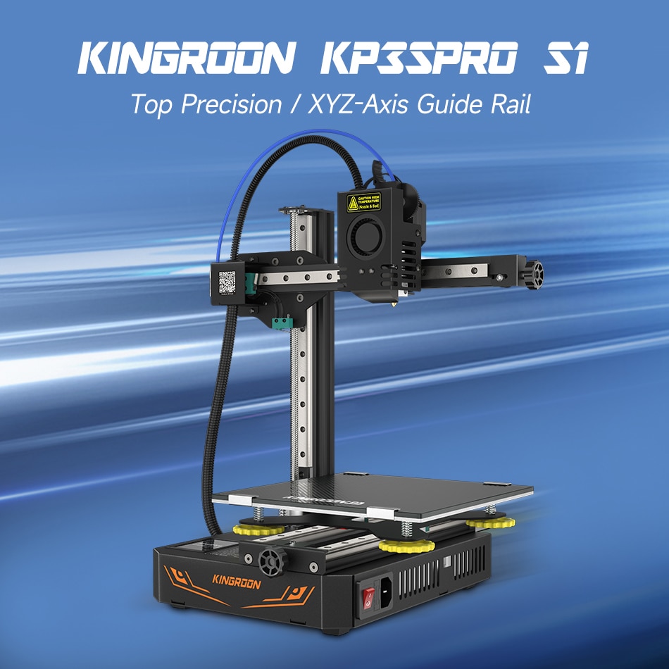 KINGROON ֽ FDM 3D , KP3S Pro S1  XYZ  Duide  200 mm/s ִ μ ӵ 200*200*200mm  